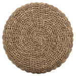 ΣΚΑΜΠΟ BEAM HM7827 ΞΥΛΟ ΤΕΑΚ ΚΑΙ SEAGRASS ΣΕ ΦΥΣΙΚΟ & ΜΑΥΡΟ Φ43x45Yεκ.