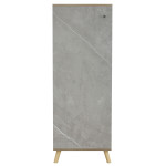 ΠΑΠΟΥΤΣΟΘΗΚΗ-ΝΤΟΥΛΑΠΙ ALVARO HM8954.11 ΜΕΛΑΜΙΝΗ SONAMA-STONE TEXTURE 50Χ38Χ135Yεκ.