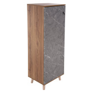 ΠΑΠΟΥΤΣΟΘΗΚΗ-ΝΤΟΥΛΑΠΙ ALVARO HM8954.12 ΜΕΛΑΜΙΝΗ SONAMA-STONE TEXTURE 50Χ38Χ135Yεκ.