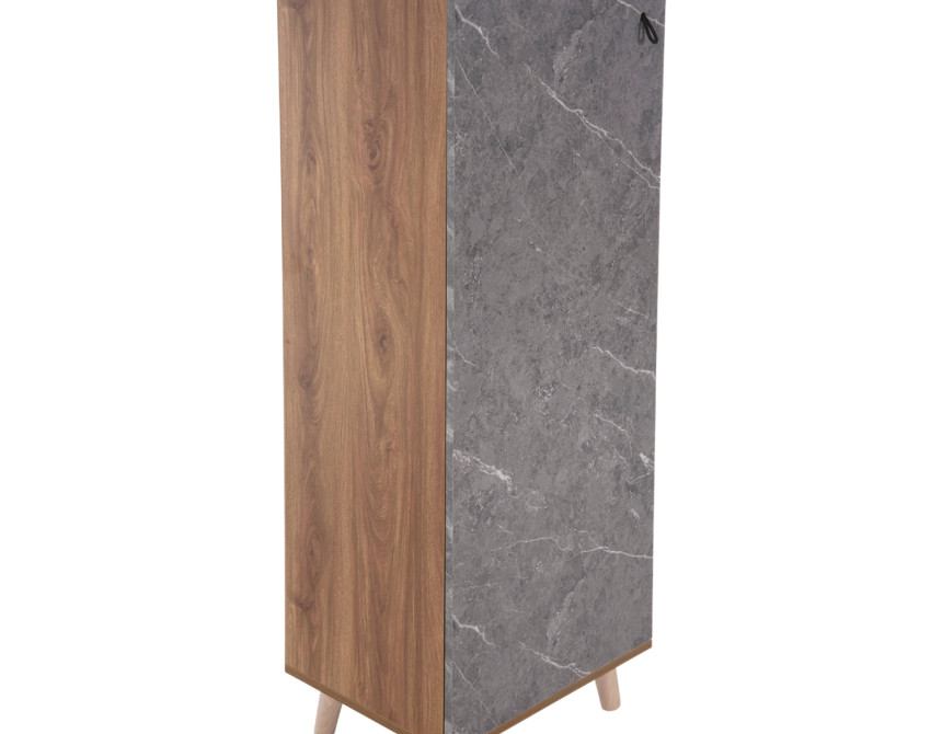 ΠΑΠΟΥΤΣΟΘΗΚΗ-ΝΤΟΥΛΑΠΙ ALVARO HM8954.12 ΜΕΛΑΜΙΝΗ SONAMA-STONE TEXTURE 50Χ38Χ135Yεκ.