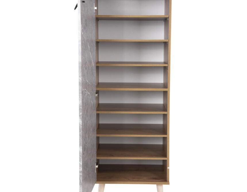 ΠΑΠΟΥΤΣΟΘΗΚΗ-ΝΤΟΥΛΑΠΙ ALVARO HM8954.12 ΜΕΛΑΜΙΝΗ SONAMA-STONE TEXTURE 50Χ38Χ135Yεκ.