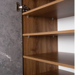 ΠΑΠΟΥΤΣΟΘΗΚΗ-ΝΤΟΥΛΑΠΙ ALVARO HM8954.12 ΜΕΛΑΜΙΝΗ SONAMA-STONE TEXTURE 50Χ38Χ135Yεκ.