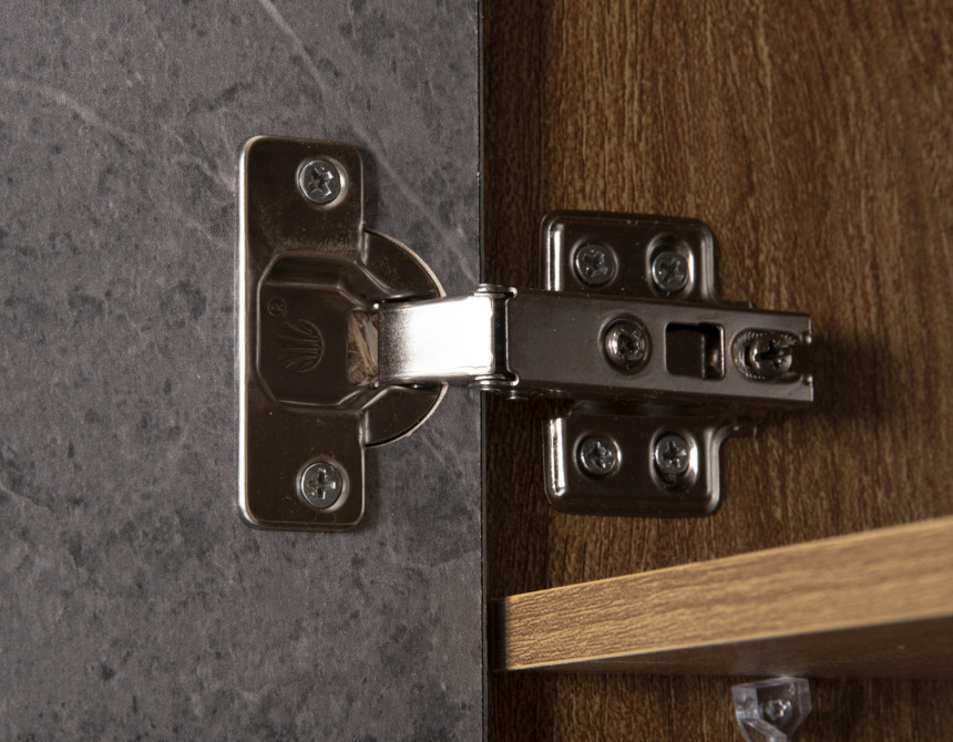 ΠΑΠΟΥΤΣΟΘΗΚΗ-ΝΤΟΥΛΑΠΙ ALVARO HM8954.12 ΜΕΛΑΜΙΝΗ SONAMA-STONE TEXTURE 50Χ38Χ135Yεκ.