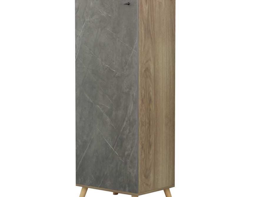 ΠΑΠΟΥΤΣΟΘΗΚΗ-ΝΤΟΥΛΑΠΙ ALVARO HM8954.14 ΜΕΛΑΜΙΝΗ SONAMA-STONE TEXTURE 50Χ38Χ135Yεκ.