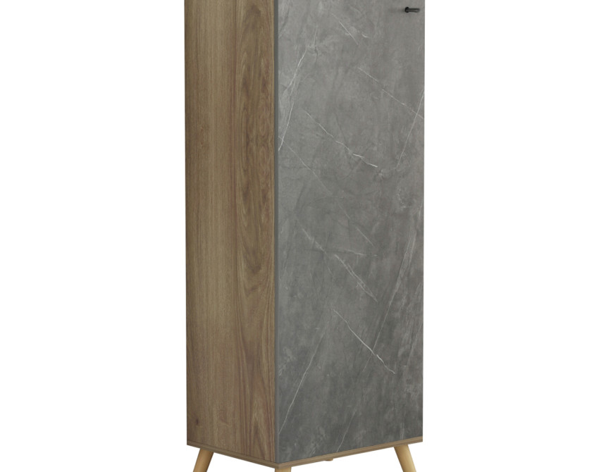 ΠΑΠΟΥΤΣΟΘΗΚΗ-ΝΤΟΥΛΑΠΙ ALVARO HM8954.14 ΜΕΛΑΜΙΝΗ SONAMA-STONE TEXTURE 50Χ38Χ135Yεκ.