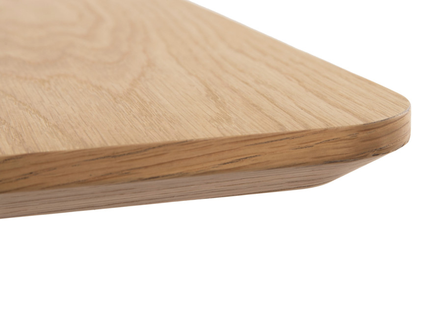 ΤΡΑΠΕΖΙ ΤΡΑΠΕΖΑΡΙΑΣ TRENK HM9614.01 MDF ΜΕ ΚΑΠΛΑΜΑ ΔΡΥΟΣ ΦΥΣΙΚΟ-ΜΑΥΡΟ ΜΕΤΑΛΛΟ 120x120x75Υεκ.