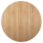 ΤΡΑΠΕΖΙ ΣΤΡΟΓΓΥΛΟ DENTY HM9612.01 MDF ΜΕ ΚΑΠΛΑΜΑ ΔΡΥΟΣ-ΧΡΩΜΑ ΔΡΥΟΣ Φ120x75Υεκ.