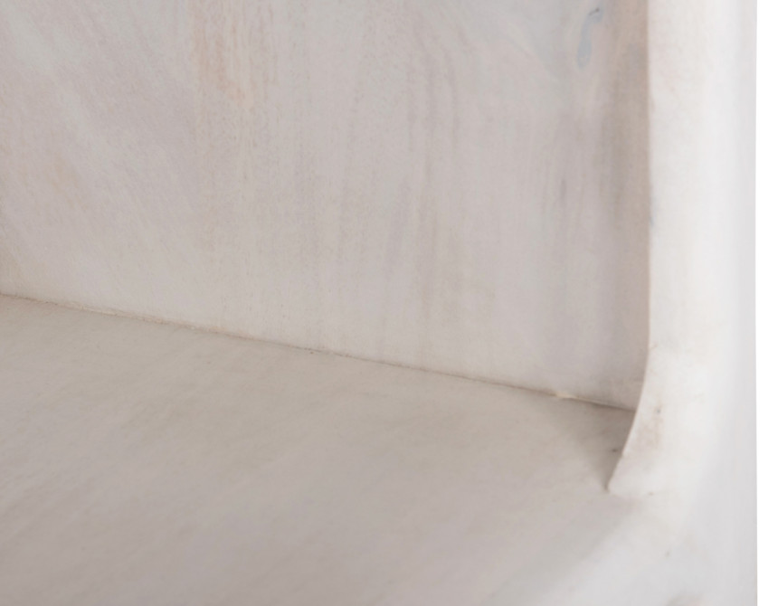 ΒΙΒΛΙΟΘΗΚΗ HANDYR HM9707 ΜΑΣΙΦ ΞΥΛΟ MANGO ΣΕ ΛΕΥΚΟ ΧΡΩΜΑ 100x35x165Yεκ.