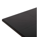 ΤΡΑΠΕΖΙ ΠΟΛΥΠΡΟΠΥΛΕΝΙΟΥ ΤΕΤΡΑΓΩΝΟ TERRIN HM6125.12 ΜΑΥΡΟ 70x70x75Υεκ.