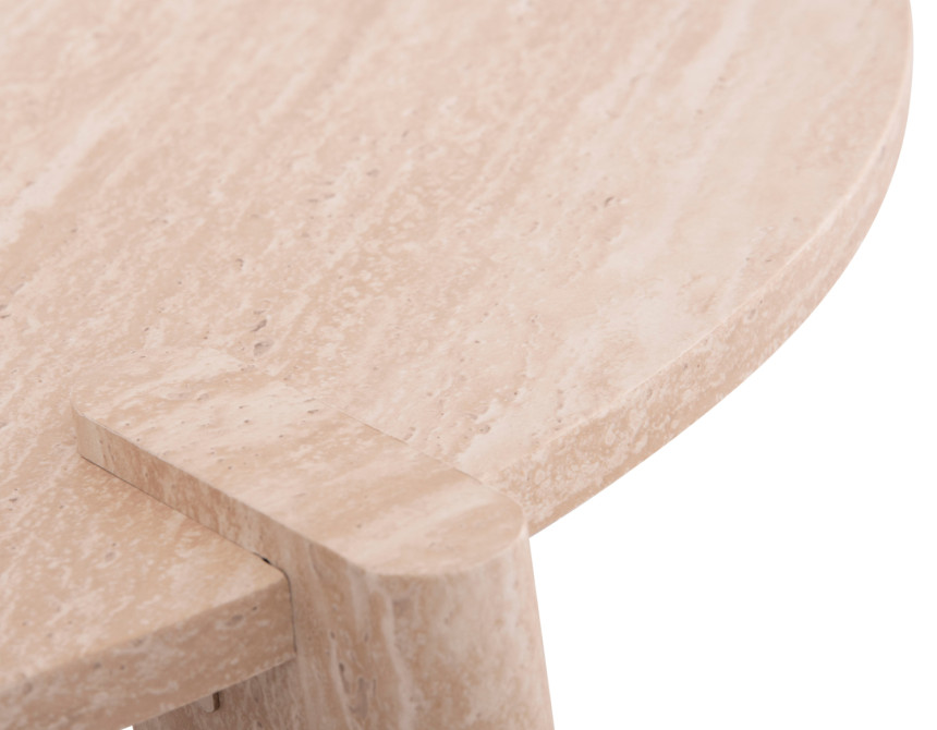 ΣΕΤ 2ΤΜΧ ΤΡΑΠΕΖΙΑ ΣΑΛΟΝΙΟΥ EQUIL HM9943.01 MDF ΜΕ ΜΕΛΑΜΙΝΗ-ΦΥΣΙΚΟ 66x66εκ + 87x87εκ