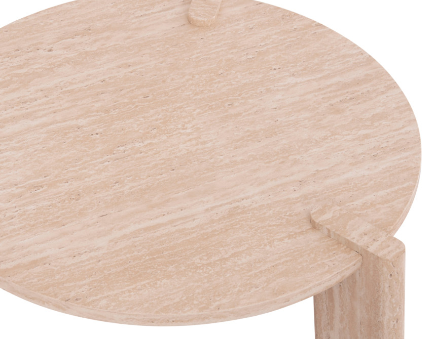 ΣΕΤ 2ΤΜΧ ΤΡΑΠΕΖΙΑ ΣΑΛΟΝΙΟΥ EQUIL HM9943.01 MDF ΜΕ ΜΕΛΑΜΙΝΗ-ΦΥΣΙΚΟ 66x66εκ + 87x87εκ