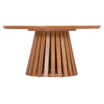 ΤΡΑΠΕΖΙ ΣΑΛΟΝΙΟΥ TALBERT HM18024 MDF ΣΕ ΑΝΟΙΧΤΟ ΦΥΣΙΚΟ ΞΥΛΟΥ Φ80x40,5Υεκ.
