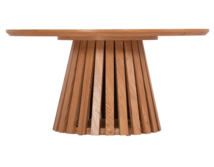 ΤΡΑΠΕΖΙ ΣΑΛΟΝΙΟΥ TALBERT HM18024 MDF ΣΕ ΑΝΟΙΧΤΟ ΦΥΣΙΚΟ ΞΥΛΟΥ Φ80x40,5Υεκ.