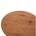 ΤΡΑΠΕΖΙ ΣΑΛΟΝΙΟΥ TALBERT HM18024 MDF ΣΕ ΑΝΟΙΧΤΟ ΦΥΣΙΚΟ ΞΥΛΟΥ Φ80x40,5Υεκ.