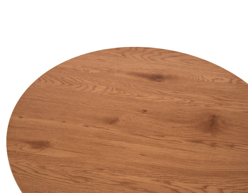 ΤΡΑΠΕΖΙ ΣΑΛΟΝΙΟΥ TALBERT HM18024 MDF ΣΕ ΑΝΟΙΧΤΟ ΦΥΣΙΚΟ ΞΥΛΟΥ Φ80x40,5Υεκ.