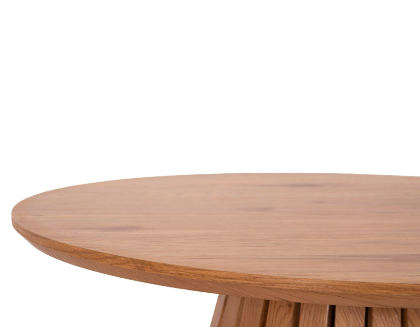 ΤΡΑΠΕΖΙ ΣΑΛΟΝΙΟΥ TALBERT HM18024 MDF ΣΕ ΑΝΟΙΧΤΟ ΦΥΣΙΚΟ ΞΥΛΟΥ Φ80x40,5Υεκ.
