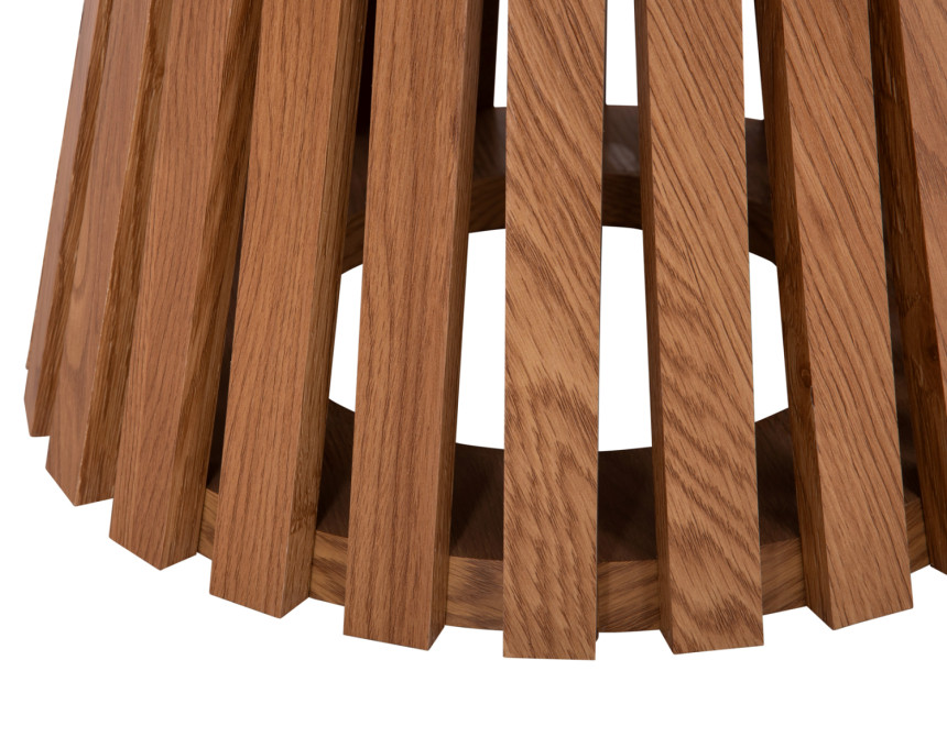 ΤΡΑΠΕΖΙ ΣΑΛΟΝΙΟΥ TALBERT HM18024 MDF ΣΕ ΑΝΟΙΧΤΟ ΦΥΣΙΚΟ ΞΥΛΟΥ Φ80x40,5Υεκ.