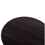 ΤΡΑΠΕΖΙ ΣΑΛΟΝΙΟΥ SEWELL HM18033 MDF ΣΕ ZEBRANO-ΜΕΤΑΛΛΙΚΑ ΠΟΔΙΑ-WICKER Φ80x46Υεκ.