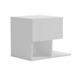 ΚΟΜΟΔΙΝΟ CASPIAN ΗΜ9071.11 ΜΕΛΑΜΙΝΗ ΣΕ ΛΕΥΚΟ 46,8x33x36,8Υεκ