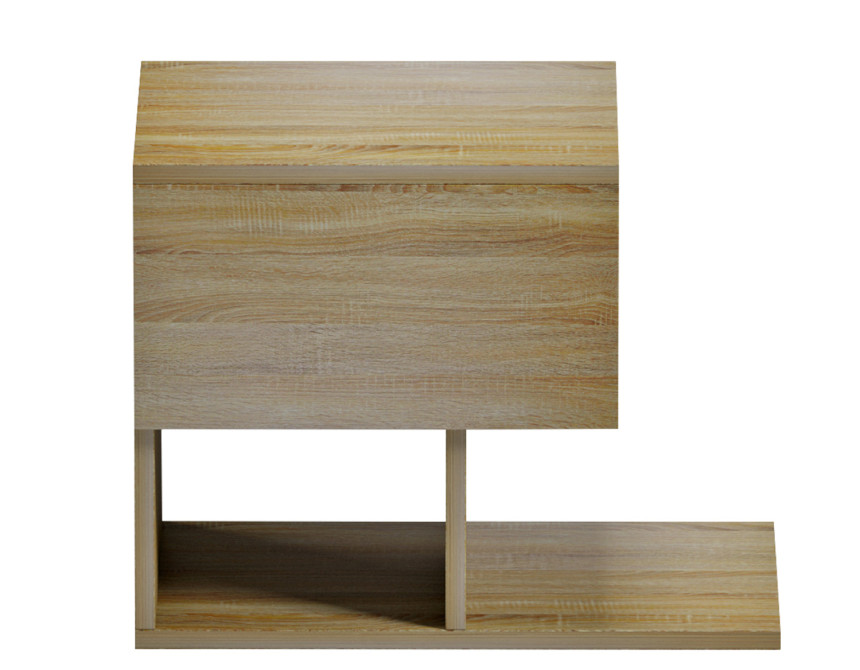 ΚΟΜΟΔΙΝΟ CASPIAN ΗΜ9071.12 ΜΕΛΑΜΙΝΗ ΣΕ ΣΟΝΑΜΑ 46,8x33x36,8Υεκ