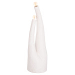 ΔΙΑΚΟΣΜΗΤΙΚΟ ΦΩΤΙΣΤΙΚΟ ΔΑΠΕΔΟΥ TUSKEN HM4702.02 FIBER CEMENT-ΛΕΥΚΟ 50x43x145Υεκ