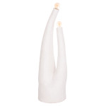 ΔΙΑΚΟΣΜΗΤΙΚΟ ΦΩΤΙΣΤΙΚΟ ΔΑΠΕΔΟΥ TUSKEN HM4702.02 FIBER CEMENT-ΛΕΥΚΟ 50x43x145Υεκ