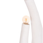 ΔΙΑΚΟΣΜΗΤΙΚΟ ΦΩΤΙΣΤΙΚΟ ΔΑΠΕΔΟΥ TUSKEN HM4702.02 FIBER CEMENT-ΛΕΥΚΟ 50x43x145Υεκ