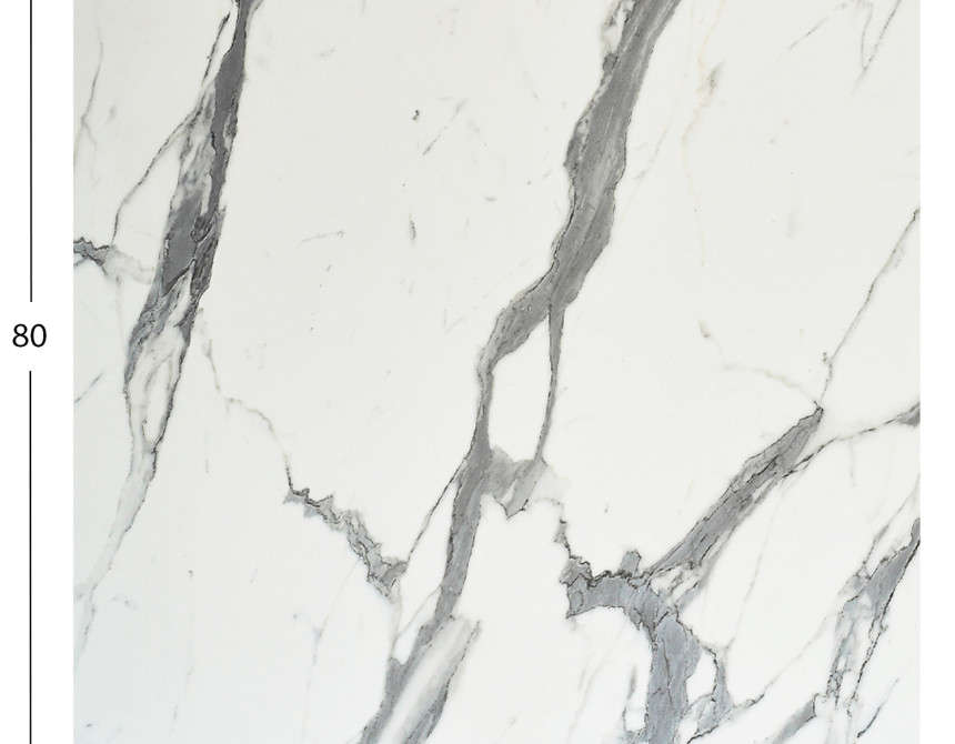 ΕΠΙΦΑΝΕΙΑ ΤΡΑΠΕΖΙΟΥ ΤΕΤΡΑΓΩΝΗ HPL HM5839.31 WHITE MARBLE 80x80εκ