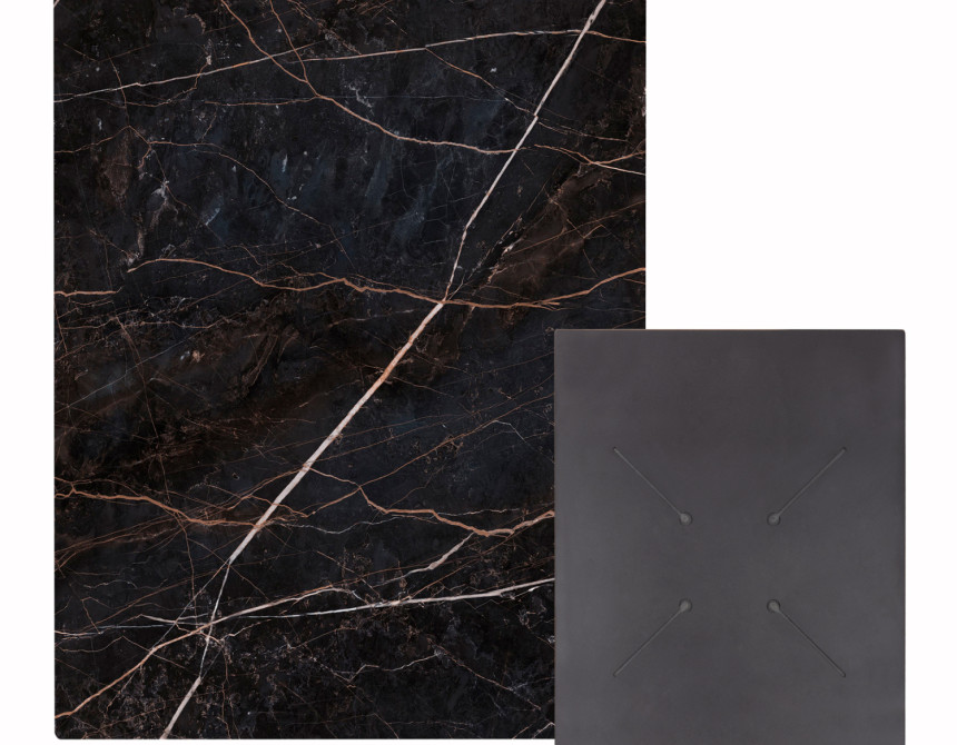ΕΠΙΦΑΝΕΙΑ ΤΡΑΠΕΖΙΟΥ HPL ΟΡΘΟΓΩΝΙΑ HM6350.34 BLACK MARBLE 60x80εκ.