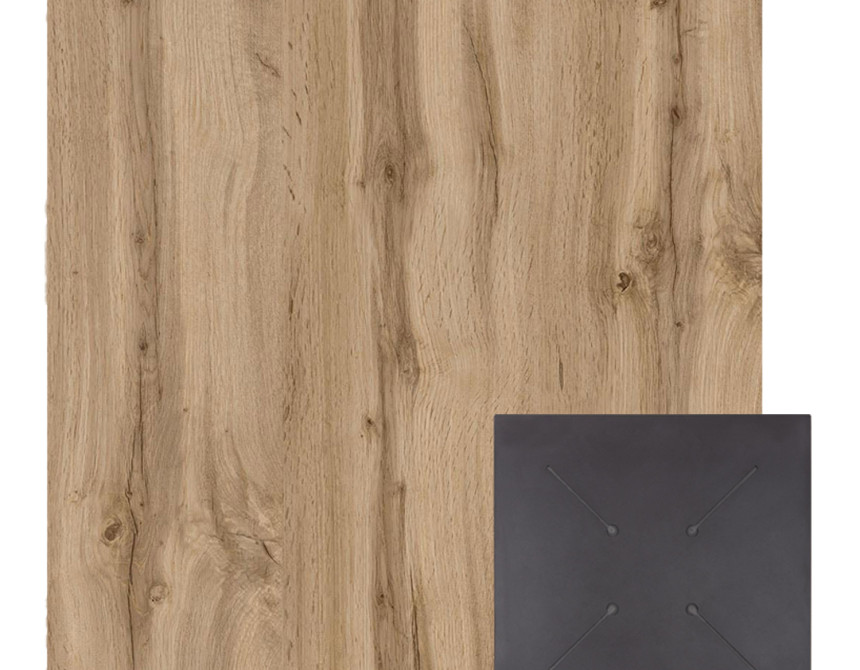 ΕΠΙΦΑΝΕΙΑ ΤΡΑΠΕΖΙΟΥ HPL ΤΕΤΡΑΓΩΝΗ HM5838.36 SONAMA OAK 70x70εκ.