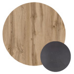 ΕΠΙΦΑΝΕΙΑ ΤΡΑΠΕΖΙΟΥ HPL ΣΤΡΟΓΓΥΛΗ HM5842.36 SONAMA OAK Φ70εκ.