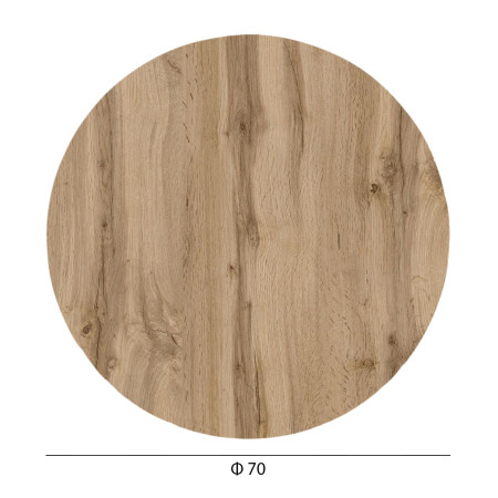 ΕΠΙΦΑΝΕΙΑ ΤΡΑΠΕΖΙΟΥ HPL ΣΤΡΟΓΓΥΛΗ HM5842.36 SONAMA OAK Φ70εκ.