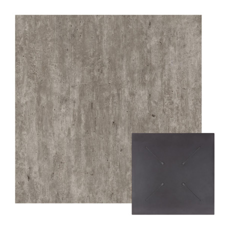 ΕΠΙΦΑΝΕΙΑ ΤΡΑΠΕΖΙΟΥ HPL ΤΕΤΡΑΓΩΝΗ HM5837.37 CONCRETE 60x60εκ.