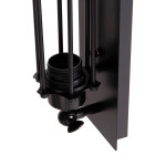 ΑΠΛΙΚΑ ΤΟΙΧΟΥ 2ΦΩΤΗ BEACON HM4463 ΜΕΤΑΛΛΟ ΣΕ ΜΑΥΡΟ 10x10x47Υεκ.