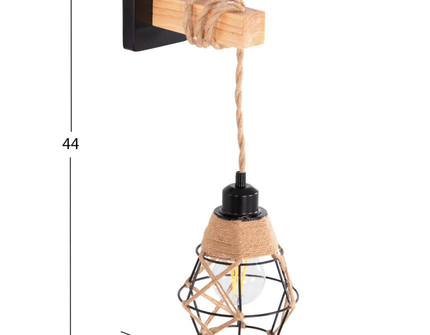 ΑΠΛΙΚΑ ΤΟΙΧΟΥ KINAN HM4466 ΜΕΤΑΛΛΟ-ΣΧΟΙΝΙ 15,5x21x44Υεκ.