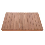 ΕΠΙΦΑΝΕΙΑ ΤΡΑΠΕΖΙΟΥ ΤΕΤΡΑΓΩΝΗ HM18136 ΞΥΛΟ TEAK--ΦΥΣΙΚΟ 70x70x4(πάχος)εκ.