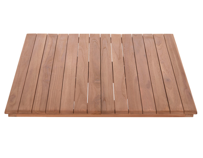 ΕΠΙΦΑΝΕΙΑ ΤΡΑΠΕΖΙΟΥ ΤΕΤΡΑΓΩΝΗ HM18136 ΞΥΛΟ TEAK--ΦΥΣΙΚΟ 70x70x4(πάχος)εκ.