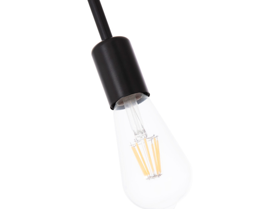 ΦΩΤΙΣΤΙΚΟ ΟΡΟΦΗΣ 4-ΦΩΤΟ LIGHTY HM7405.11 ΜΕΤΑΛΛΟ ΣΕ ΜΑΥΡΟ 57x5x52Υεκ.