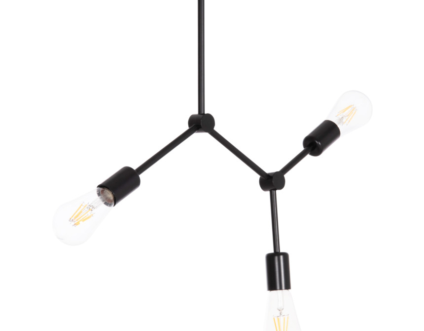 ΦΩΤΙΣΤΙΚΟ ΟΡΟΦΗΣ 3-ΦΩΤΟ LIGHTY HM7404.11 ΜΕΤΑΛΛΟ ΣΕ ΜΑΥΡΟ 52x5x48Υεκ.