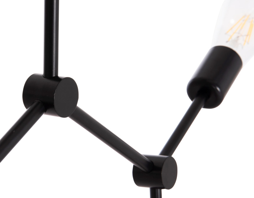 ΦΩΤΙΣΤΙΚΟ ΟΡΟΦΗΣ 3-ΦΩΤΟ LIGHTY HM7404.11 ΜΕΤΑΛΛΟ ΣΕ ΜΑΥΡΟ 52x5x48Υεκ.
