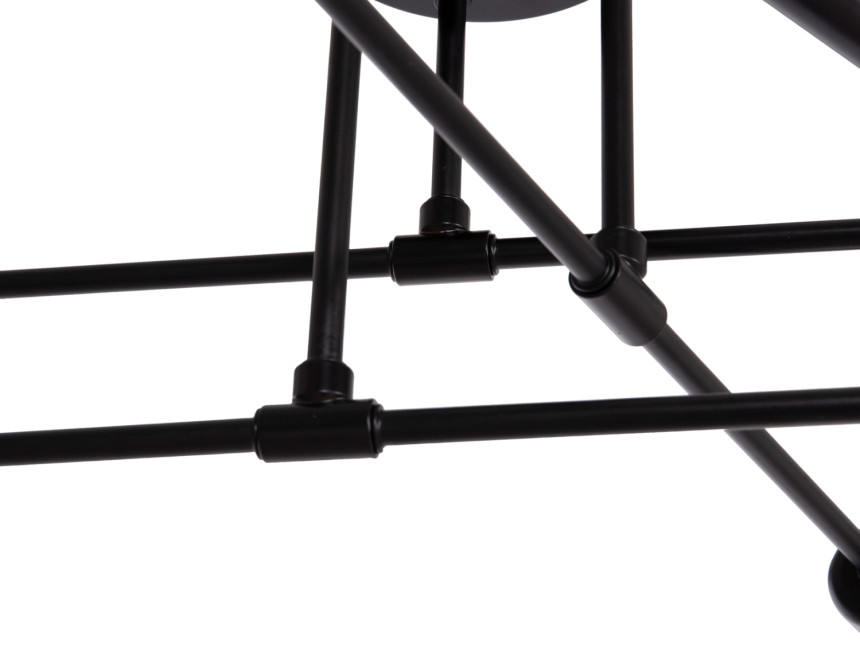 ΦΩΤΙΣΤΙΚΟ ΟΡΟΦΗΣ ΠΟΛΥΦΩΤΟ LIGHTY HM7427.11 ΜΕΤΑΛΛΟ ΣΕ ΜΑΥΡΟ 51x51x23Υεκ.