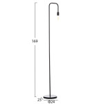 ΦΩΤΙΣΤΙΚΟ ΔΑΠΕΔΟΥ KRAMER HM7535.11 ΜΕΤΑΛΛΟ ΣΕ ΜΑΥΡΟ 23x169Υεκ.