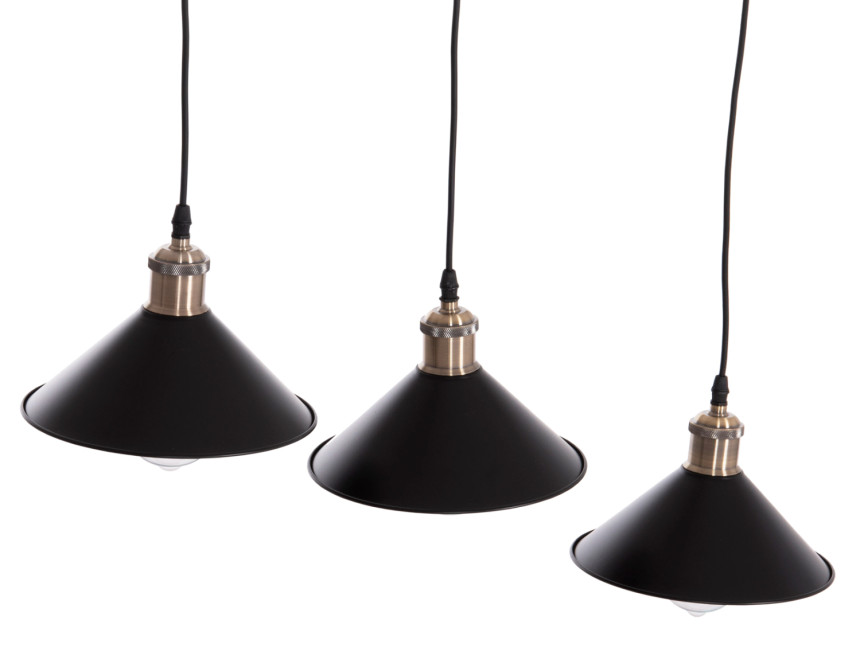 ΦΩΤΙΣΤΙΚΟ ΟΡΟΦΗΣ 3ΦΩΤΟ BELL HM7533.11 ΜΑΥΡΟ ΜΕΤΑΛΛΟ-ΧΑΛΚΙΝΟ ΝΤΟΥΙ Φ21,5x128Υεκ.