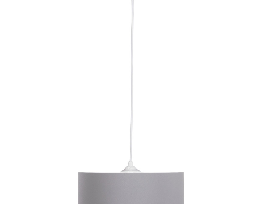 ΦΩΤΙΣΤΙΚΟ ΟΡΟΦΗΣ ΚΥΛΙΝΔΡΙΚΟ KRIKS HM4706.01 PVC ΣΕ ΛΕΥΚΟ-ΓΚΡΙ Φ30x70Υεκ.