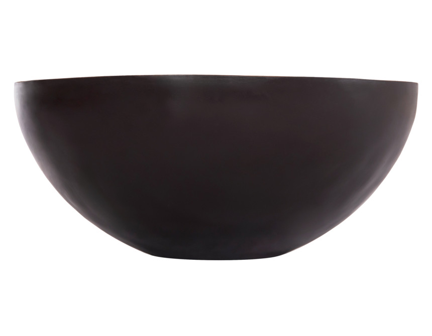 ΔΙΑΚΟΣΜΗΤΙΚΟ ΤΡΑΠΕΖΙ ΣΑΛΟΝΙΟΥ BOWL Φ89,5X39Yεκ. RUSTY ΜΕ ΞΥΛΟ ΑΚΑΚΙΑΣ HM8717.22