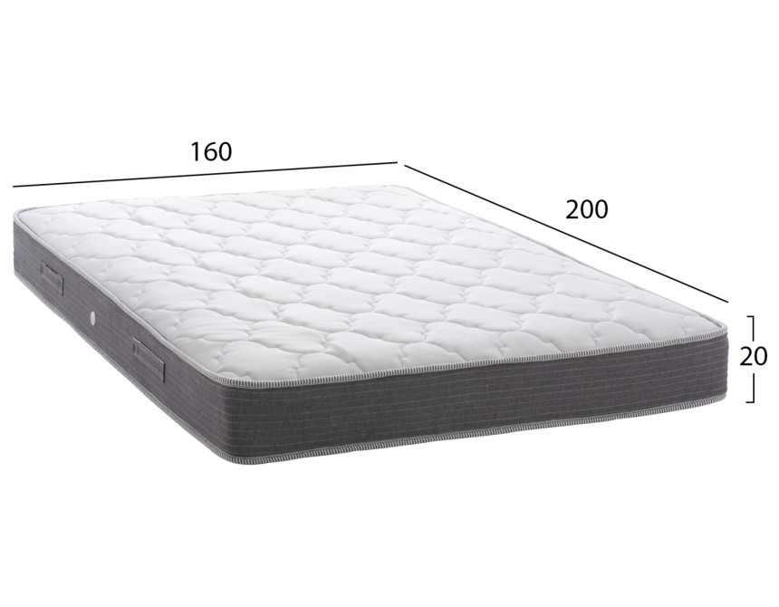 ΣΤΡΩΜΑ DREAMTOPIA ΣΕΙΡΑ LULLABY ALOE VERA HM655.160 BONNELL SPRING 160x200 εκ.