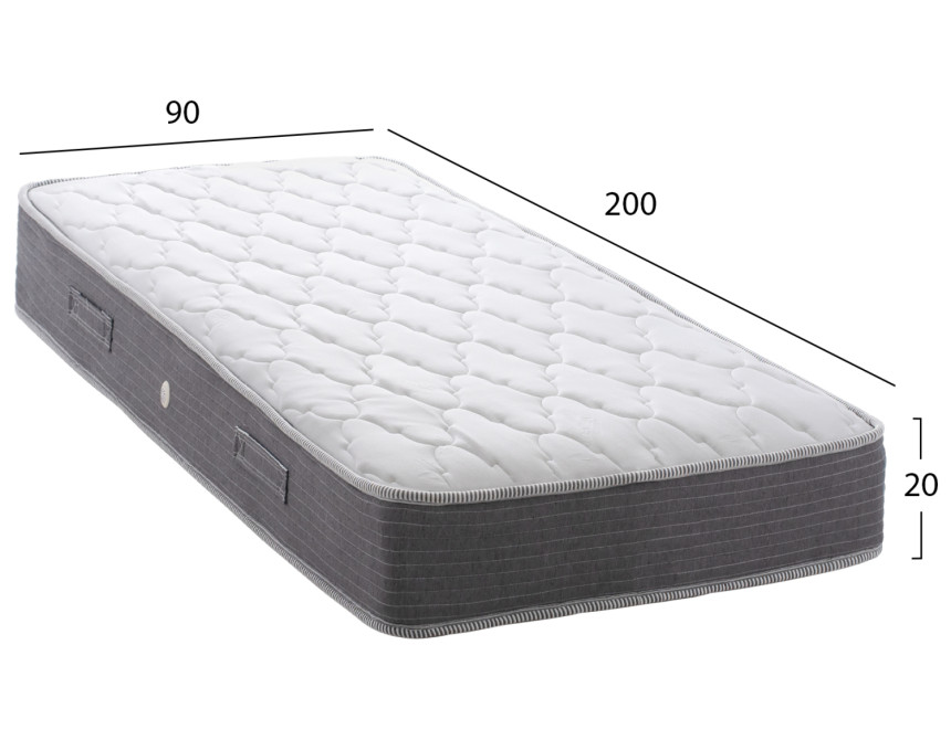 ΣΤΡΩΜΑ DREAMTOPIA ΣΕΙΡΑ LULLABY ALOE VERA HM655.90-200 BONNELL SPRING 90x200 εκ.