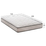 ΣΤΡΩΜΑ DREAMTOPIA ΣΕΙΡΑ ATLAS HM654.150 BONNELL SPRING 150x200 εκ.