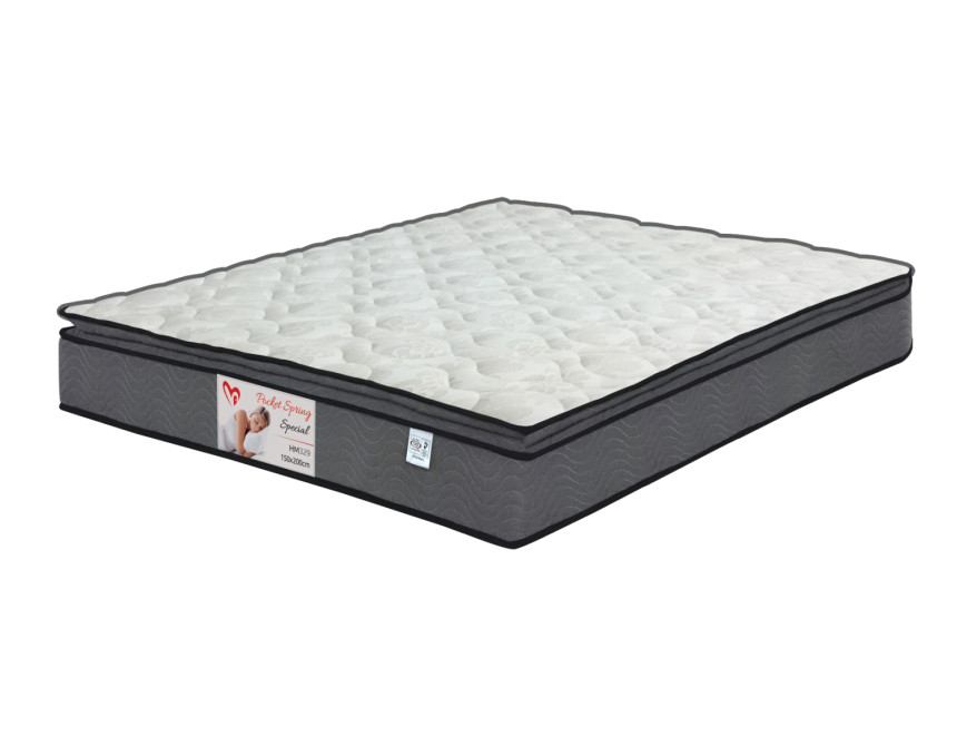 ΣΤΡΩΜΑ HM329 ΜΕ ΕΠΙΣΤΡΩΜΑ 150X200 SPECIAL POCKET SPRING HOMEMARKT (ROLL PACKING)