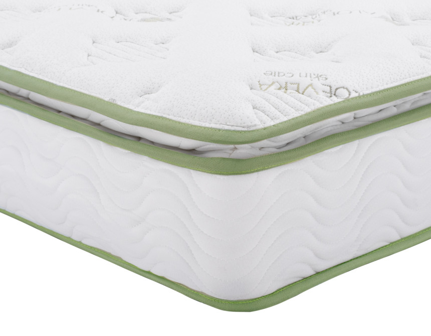 ΣΤΡΩΜΑ CONTINUOUS SPRING ΜΕ ΑΝΩΣΤΡΩΜΑ ALOE VERA 140X200 HM372.13 ΜΟΝΗΣ ΟΨΗΣ